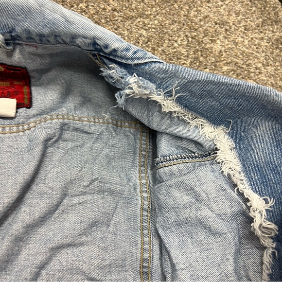 Vintage 80's Bonjour light wash denim jean jacket womens size medium button up - Picture 11 of 14